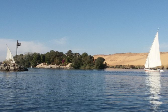 Aswan Felucca ride in The River Nile